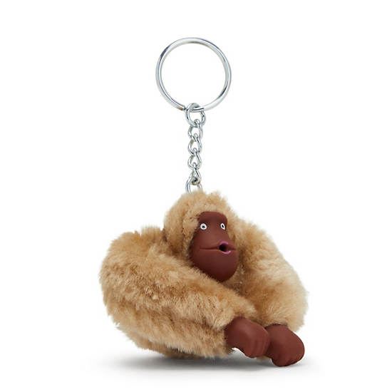 Kipling Sven Small Monkey Keychain Accessories Caramel Beige | AU 2009JP